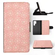 FLIP CASE FOR SAMSUNG GALAXY|WINTER SNOW FLAKE PATTERN #2