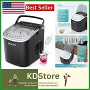 16L Portable Ice Maker with 1-Click Auto-Clean: Perfect for Home & Party Use