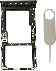 Single Sim Card Tray Slot Holder Micro SD Card Replacement for Motorola Moto G 5G 2023 XT2313 Incl Card Ejector pin (Ink Blue)