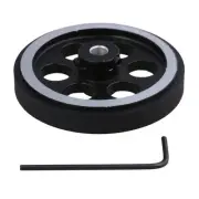 200X6mm Industrial Aluminum Rubber Measuring Rotary Encoder Meter Wheel J4V9