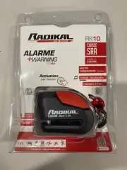 RADIKAL RK10 Approved Alarm Disc Lock Motorcycle Premium Security, Hi-Tech St...
