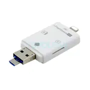 3 In 1 Tfsd Card Reader High Speed Adapter For Lightning Micro Usb Iphone Android Memory Card Readers & Adapters