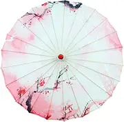 [ａ aternee] Chinese Oiled Paper Umbrella, Flower Pattern Classical Dance Umbrella for Women