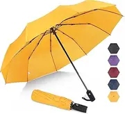 ZOMAKE Lightweight Folding Umbrella - Compact Travel Umbrella Automatic Open Close Windproof Umbrellas with 10 Strong Ribs