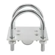 Antenna Mast Clamp Bracket with U-Bolts -Rust Clamp Panel Pipe Mounting4657