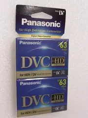 Panasonic AY-DVM63HD2, DVC, Mini DV for HD, BOX OF TWELVE 2-pack units