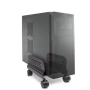 Mobile Desktop Tower Computer Metal Floor Stand Rolling Caster Wheels with Ve...