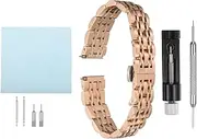 [HARFINGTON] Stainless Steel Mesh Watch Band Quick Release Metal Watch Strap Adjustable Butterfly Clasp Replacement Bands for Men and Women