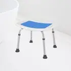 Adjustable Shower Stool Bath Chair Aluminum Frame for Elderly Lightweight