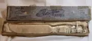 Vitex-Glas Vintage Clear Glass Cake & Fruit Knife Star Pattern Original Box