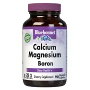 Bluebonnet Calcium Magnesium Boron 90 Vegetable Capsules , Bone Health