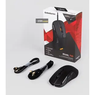 【一統電競】賽睿 SteelSeries RIVAL 710 有線電競滑鼠 機械式按鍵 OLED 螢幕