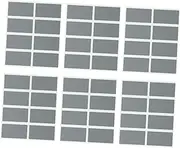 Amosfun 100pcs Scratch Card Stickers Peel and Stick Scratch Off DIY Scratch Off Cards Note Cards Stickers Ticket Scratch Craft Toys Make Your Scratch Note Tag Paper Filler Boy Friend