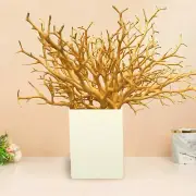 GOLD 10 Plastic 14" Artificial Manzanita Tree Branches VASE FILLERS Party Event
