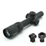 Visionking 1-6x24FFP Rifle Scope Tactical R/G Illuminated Reticle Dovetail Mount