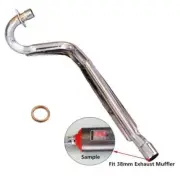38mm Performance Big Bore Exhaust Pipe Atomik PIT PRO Dirt Bike 70/110/125 cc