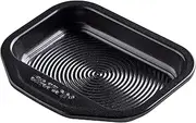 Circulon Ultimum Mini Oven Tray Non Stick - 17.3 x 14.4cm Baking Tray with Large Handle, Durable Carbon Steel, Freezer & Dishwasher Safe Bakeware, Black