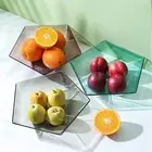Fruit Tray Large Capacity Keep Tidy Home Nordic Food Fruit Plate Clear