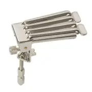 Prucha Clamshell Banjo Tailpiece, Nickel