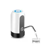 Electric Drinking Water Button Press Pump Bottled Dispenser Supply Device White Dispensers
