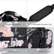 Peony Gym Bag with Shoe Compartment Sports Duffel Peony Gym Bag with Shoe Compar
