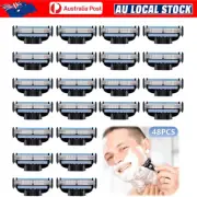 Upto48x Replacement Blades For Gillette MACH 3 Razor Shaver Trimmer Shaving NEW