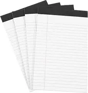 Beavorty Pack Legal Pad Notebook a Memo Pad Lined Paper for Office School and Home