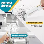 Mini Mop with Foldable Handle Super Absorbent Mini Sponge Mop with 3 tebQS