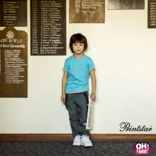 【Oh T-Shirt】兒童 Printstar 00085-CVT 全棉圓領T恤 短T 短袖 上衣 素T 團體服