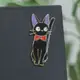 真愛日本 宮崎駿 吉卜力 魔女宅急便 黑貓吉吉側眼 造型鐵片磁鐵 磁鐵 冰箱貼 擺飾 裝飾 禮物