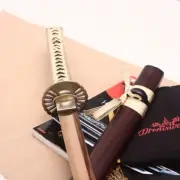 9260 Spring Steel Golden Blade Katana Japanese Samurai Training Sword Full Tang