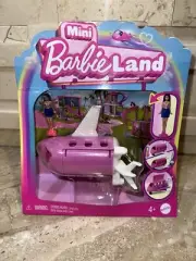 Mini Barbie Land Airplane Van & Mini Barbies