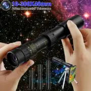 10-300X40mm Monocular Binoculars Handheld High Power Waterproof+Tripod &Clip