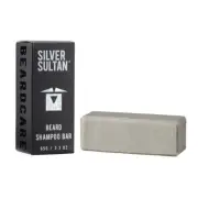 Beard Shampoo Bar: Softens Beard, Face Wash, Silver Sultan Fragrance