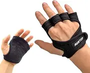 RUNTOP Workout Gloves Fitness Crossfit WODS Gym Yoga Exercise Grip Pads Weight Lifting Powerlifting Training Anti-Slip Barehand Strong Grips Palm Protect Men Women