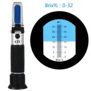 0-32% Brix sugar wine beer fruit scale refractometer alcol meter test to-b