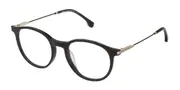 Lozza VL4220 0700 Men's Glasses Black Size 50 - Private Health Rebate - Blue Light Block Available