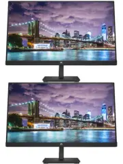 HP P27 G5 27 inch 1920 x 1080 Full HD Edge LED Monitor, 2-Pack Bundle with HDMI