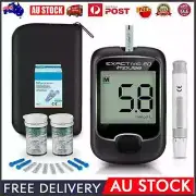 Blood Glucose Monitor Diabetes Testing Kit Blood Sugar Meter Lancets Test Strips