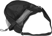 Mipcase Basketball Storage Bag Mesh Sports Ball Bag with Long Shoulder Straps for Gym Beach and Home Use Lightweight Volleyball Training Ball Carrier