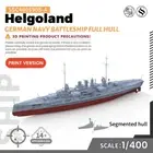 SSC400590S-A 1/400 Military Model Kit German Navy Helgoland Battleship Full Hull