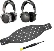 Voarmaks Wide Lambskin Headband Strap -Compatible with Audeze Maxwell Gaming Headset & Audeze MM-100 Professional Headphone,Premium Double-Sided Leather Handcrafted, Durable, Comfortable & Cooler