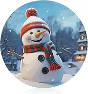 Chopping Blocks, Happy Snowman Printed Chopping Block,fruit Chopping Block,thickened Chopping Block,round Chopping Block