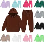 [AIMAOMI] Boys 2 Piece Set Quick Dry Long Sleeve Active Top & Jogger Sweatpant Set