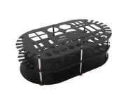 Desktop Organizer Rack Tool Organizer Stand Rack Storage Holder Aluminium Alloy For Model Car Hardwareblack