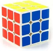 HUIJINCHAOSHI Game Cube, ABS Environmental Material, Second-Order Third-Order Square Fourth-Order Fifth-Order Sticker Solid Color Puzzle Toy Handheld Games ( Color : 9 )