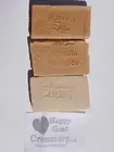 3 BARS CHEAP GOAT MILK SOAP HAPPY GOAT CREAMERY ESSENTIAL OIL CHRISTMAS BUNDLE