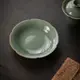 越窯青瓷花口茶點盤 茶具配件花型陶瓷盤 幹泡盤壺承蓋碗託【A009】