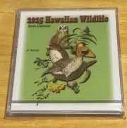 New 2025 Hawaiian Wildlife Desk Calender