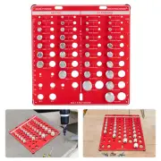 Nut and Bolt Thread Checker,34 Thread Identifier Gauge (19 Standard & 15 Metric)